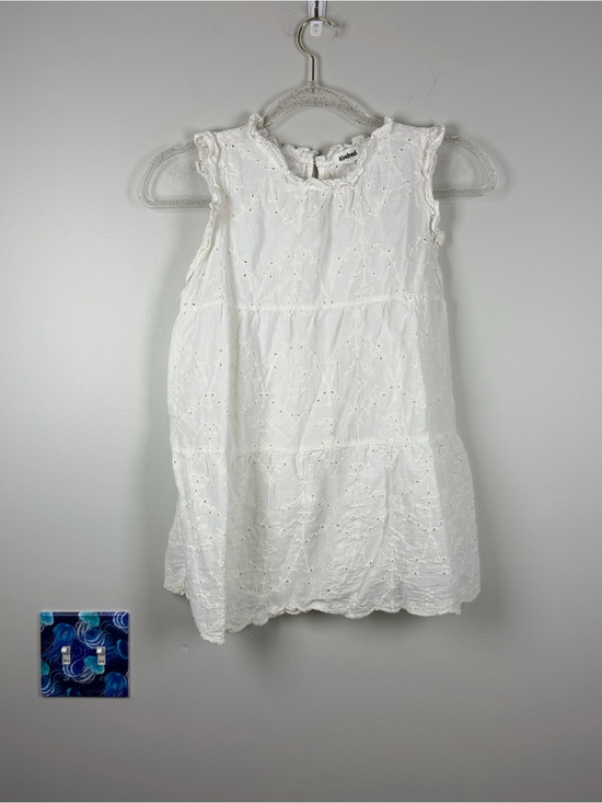 Anthropologie Tops - Anthropologie Kindred White Eyelet Embroidered Ruffle Cottagecore Top Medium